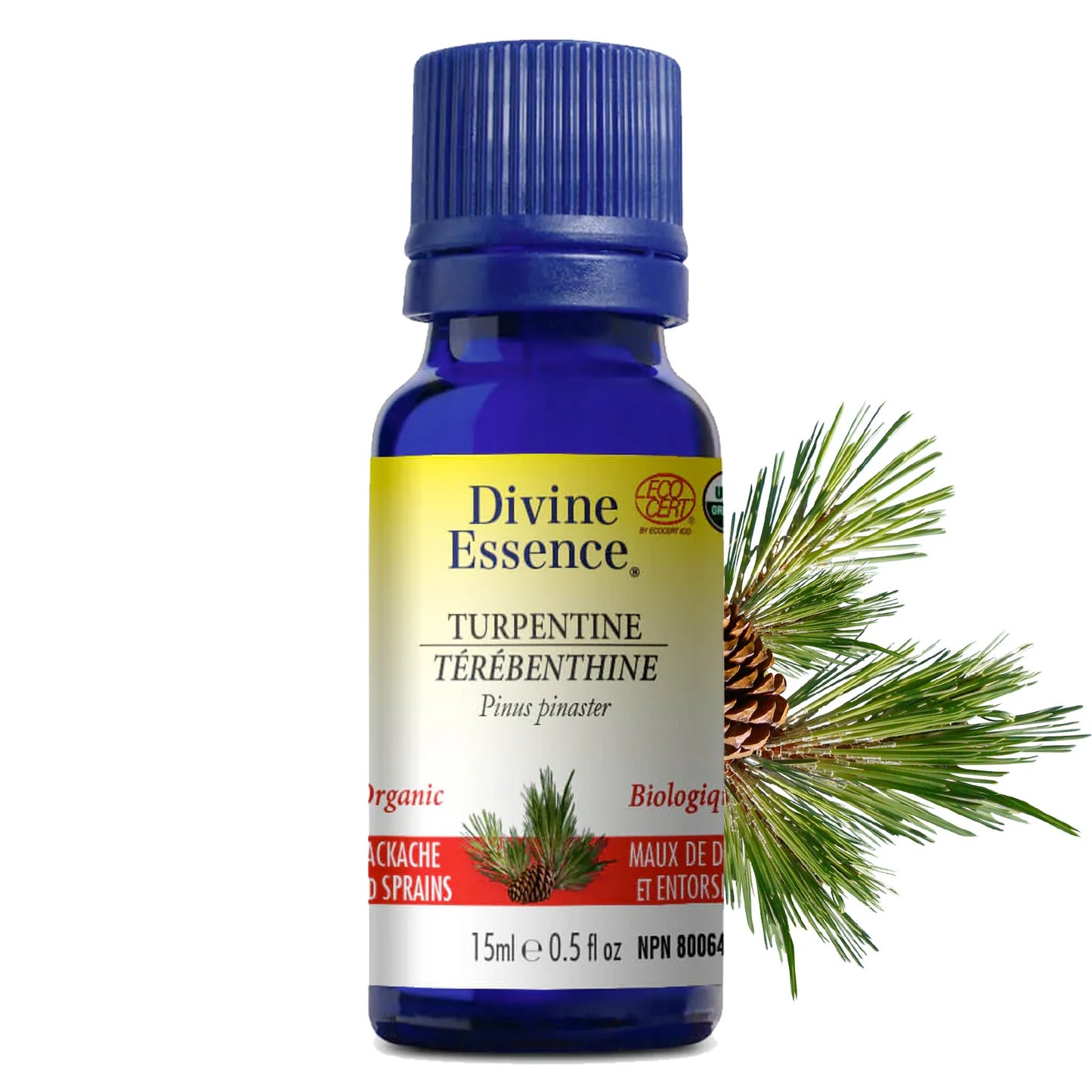 Organic turpentine - 15 ml.