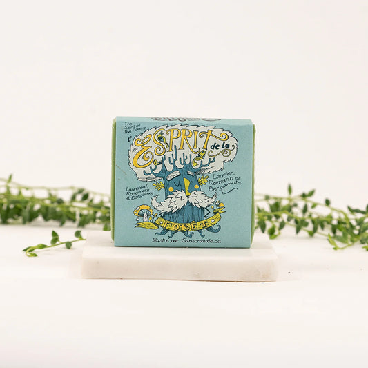 The Spirit of the Forest Soap - Laurel, Rosemary &amp; Bergamot - 100 gr.