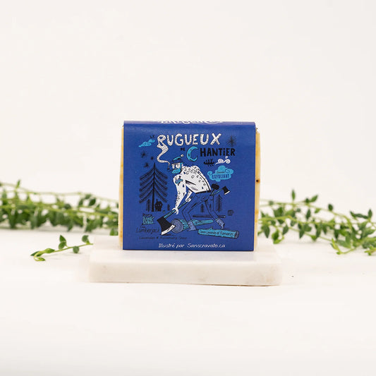 The Rough Construction Site Soap - Lavender &amp; Rosemary - 100 gr.