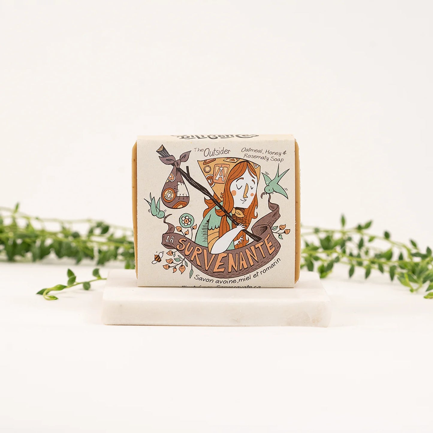 La Survenante Soap - Oat, Honey &amp; Rosemary - 100 gr.